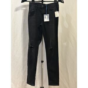 Studio V Girls size 14 Galaxy Beach Black Denim NWT